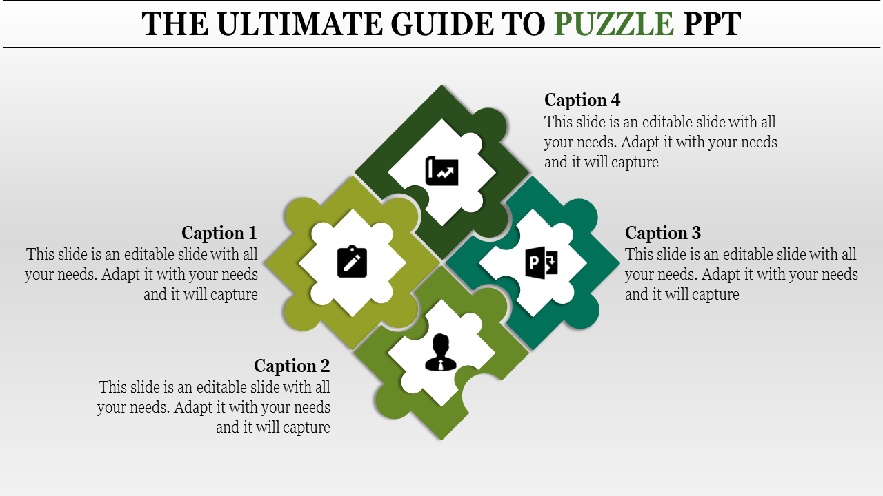 Free - Puzzle PPT Template